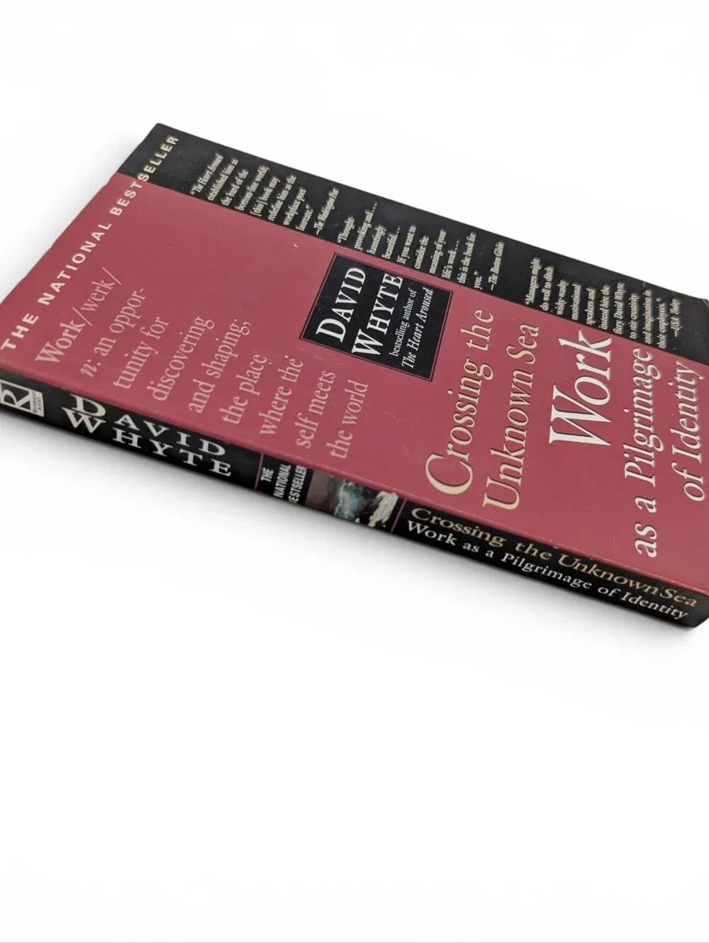 CROSSING THE UNKNOWN SEA David Whyte Work As A Pilgrimage Of Identity Paperback